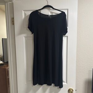 Old Navy Black Midi Dress